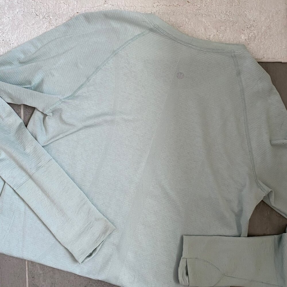 Lululemon Swiftly Tech Long-Sleeve Shirt Hip Length Size 10 - Picture 4 of 7